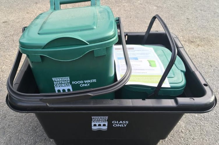 Torridge District Council branded recycling containers (Picture: Torridge District Council)