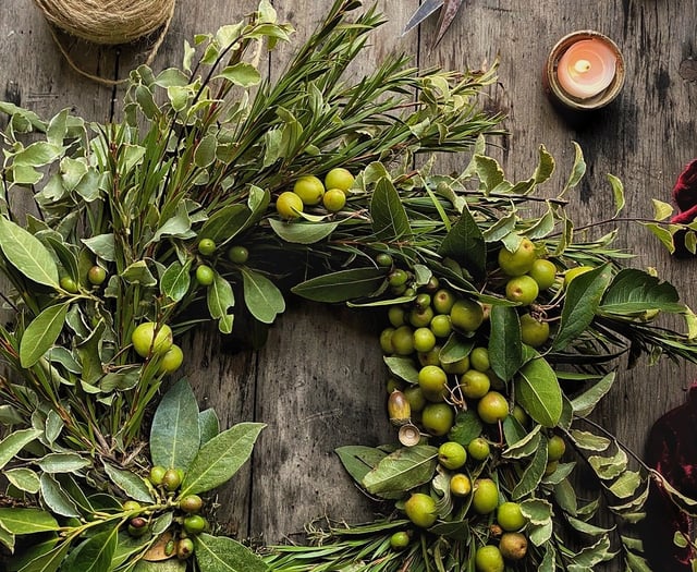 Christmas wreath making workshops to raise funds for charities
