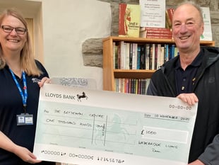 Lions give generous donation to town's elderly 