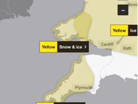 Met Office issue snow and ice weather warning 