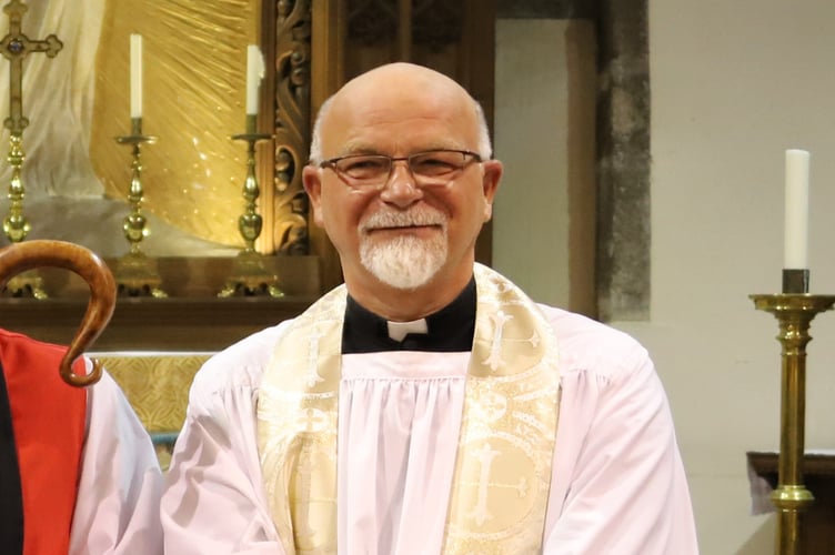 Rev Michael Dobson, priest in charge of Launceston St Mary's with Upper Tamar churches