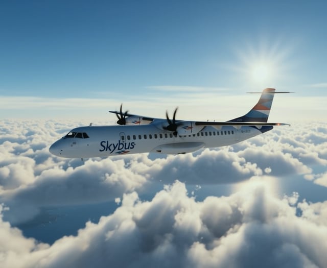 Skybus between Cornwall and London takes off