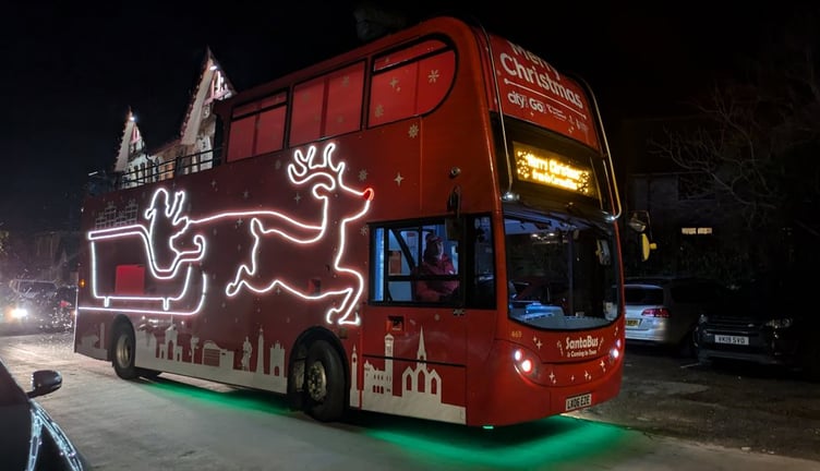 The Santa Bus will be taking to the streets of Cornwall next month to bring some festive cheer