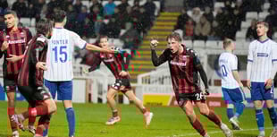 Truro beaten late on at play-off chasing Hartlepool United