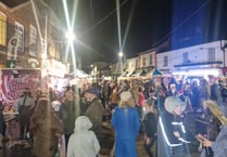 Christmas arrives in Holsworthy with bright lights and festive cheer