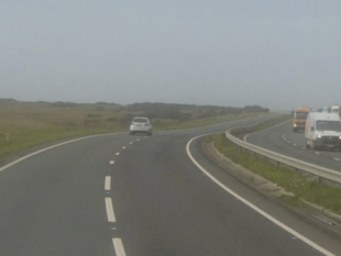 Hailstorm causes multi-vehicle collision on Bodmin Moor
