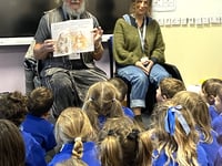 Author and artist inspire students 