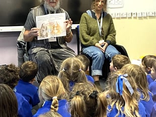 Author and artist inspire students 