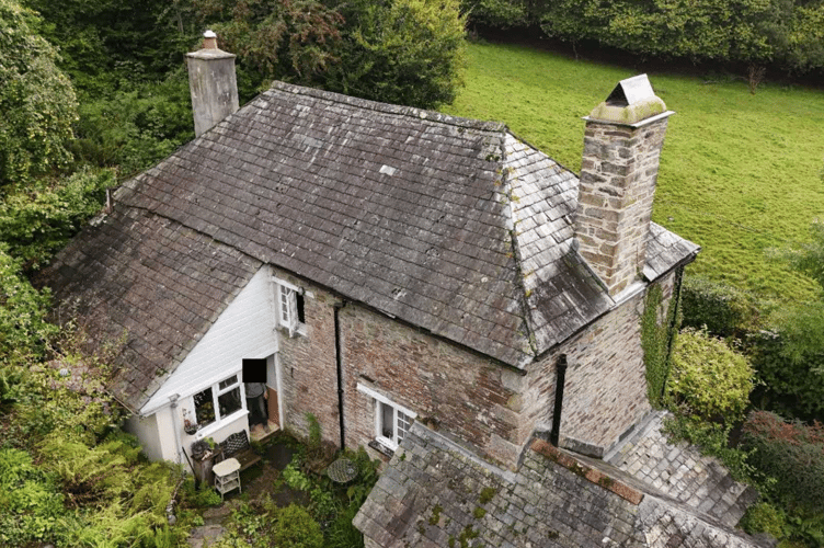 The roof at the Battens Mill house which requires replacement works (Picture: Cornwall Council)