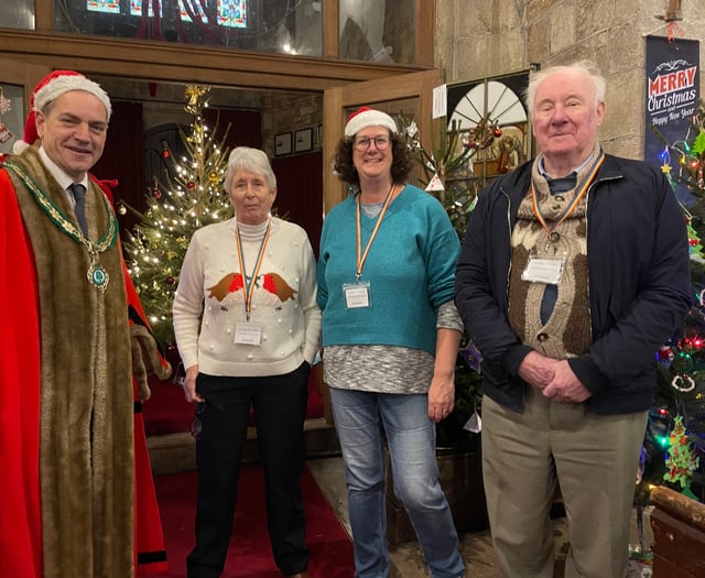 Christmas spirits heighten in Holsworthy as its tree festival sparkles