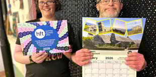 Charity calendar features pictures of beauty spots taken in county