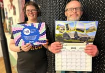 Charity calendar features pictures of beauty spots taken in Cornwall