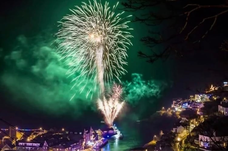 Fireworks in Looe (Picture: Liskeard and Looe Radio)