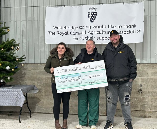 North Cornwall Hunt raise money at Royal Cornwall Showground