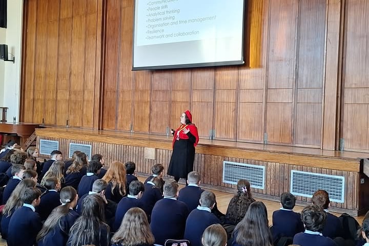 Sally Adams Launceston College talk