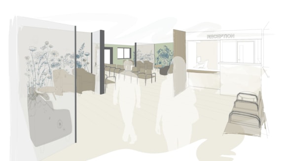 The project will see a redesigned waiting area, easier access, and a revitalised courtyard garden 