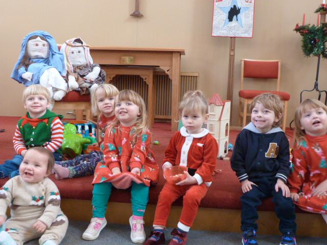 Callington Toddle In joined in Save the Children's annual Christmas Jumper Day at Callington Methodist Church
