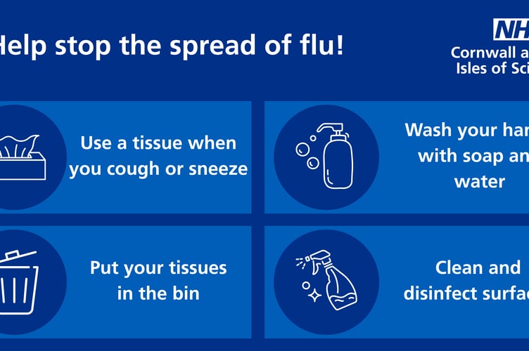 People are being asked to help stop the spread of flu