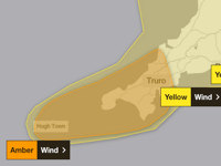Amber warning issued for Storm Goretti