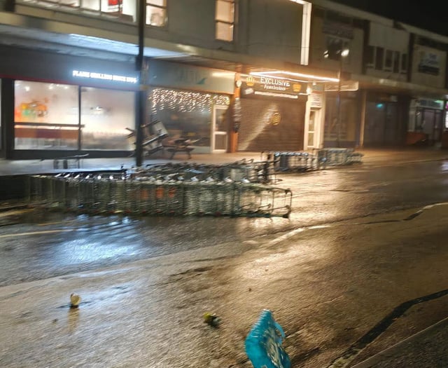 Storm chaos in Cornwall as 123mph winds reported