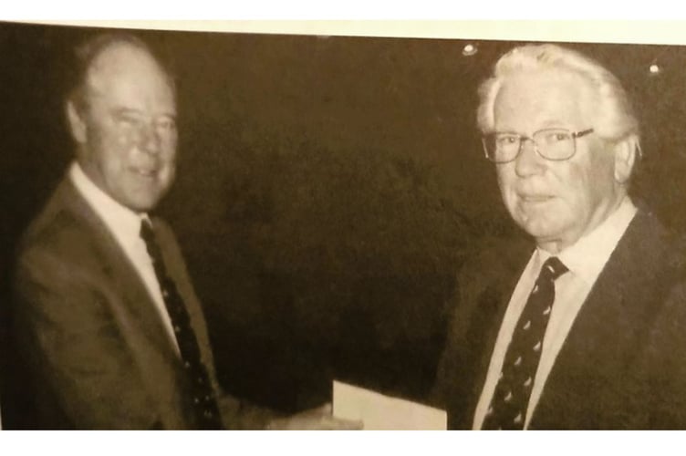 Keith Davis and Col Ronnie Potts.