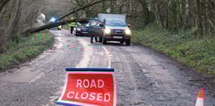 Launceston road closed after tree falls on car in storm aftermath
