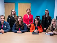 Students' entrepreneurial fires lit by Dragon's Den contestant visit