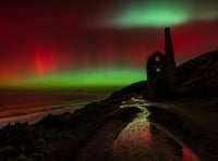 Northern Lights dazzle Cornwall