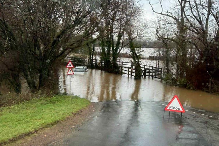 Launceston car flooding