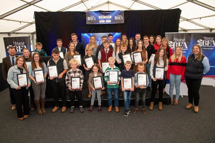 2025 Young British Farming Awards ceremony