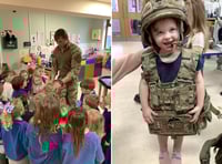 Students wowed following visit from real life army medic