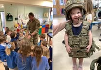 Students wowed following visit from real life army medic
