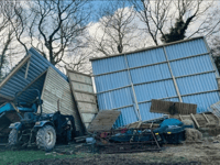 Equine therapy centre seeks support after storm devastates barn