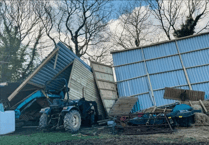 Equine therapy centre seeks fundraising support after storm devastates barn