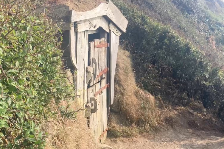 The Rev Robert Stephen Hawker built a lookout hut on the cliffs near Morwenstow in Cornwall. (Picture: Andrew Townsend)