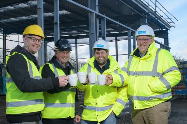 Milestone in new industrial units in Bodmin celebrated