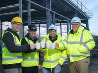 Milestone in new industrial units in Bodmin celebrated