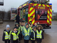 Firefighters teach vital skills to local pupils