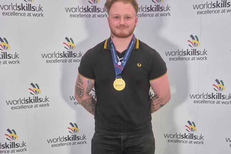 Award Winning Apprentice Dillon Newton said an apprenticeship gives you a skill for life (Picture: Custom Heat)