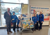 School council support local families with food bank donation