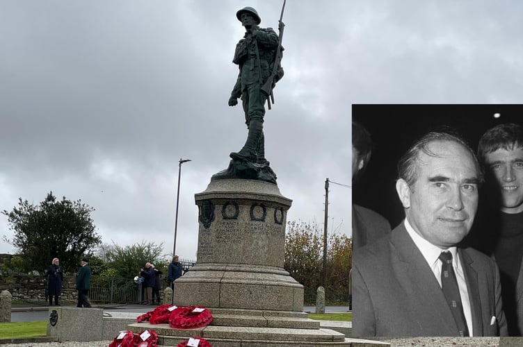 Sir Alf Ramsey (inset) served during WWII in Cornwall