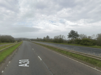 One taken to hospital with serious injuries following A30 crash