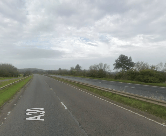 One taken to hospital with serious injuries following A30 crash