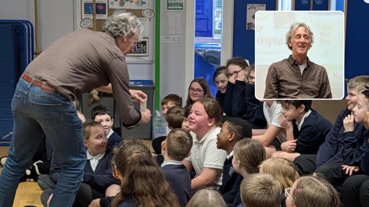 Students stunned by author visit for World Book Day