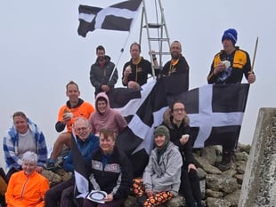 Running group set 'unofficial record' for pasty eating
