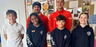 Lifeguards give vital water-safety talk to local pupils