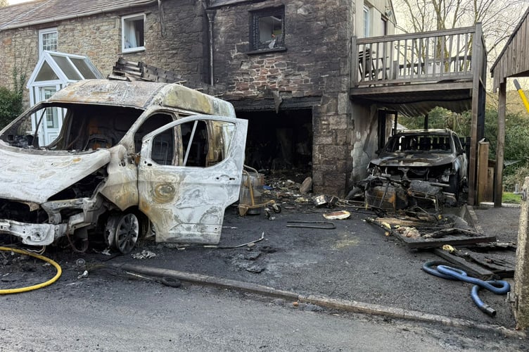 Cardinham Car Fire