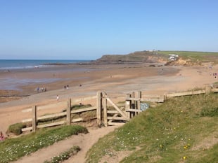 Beach where sailors would take Cornish pasties away to Wales
