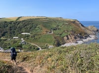 Coastal Cornwall - Remarkable contorted rocks at remote beach