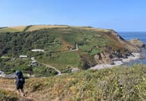 Coastal Cornwall - Remarkable contorted rocks at remote beach